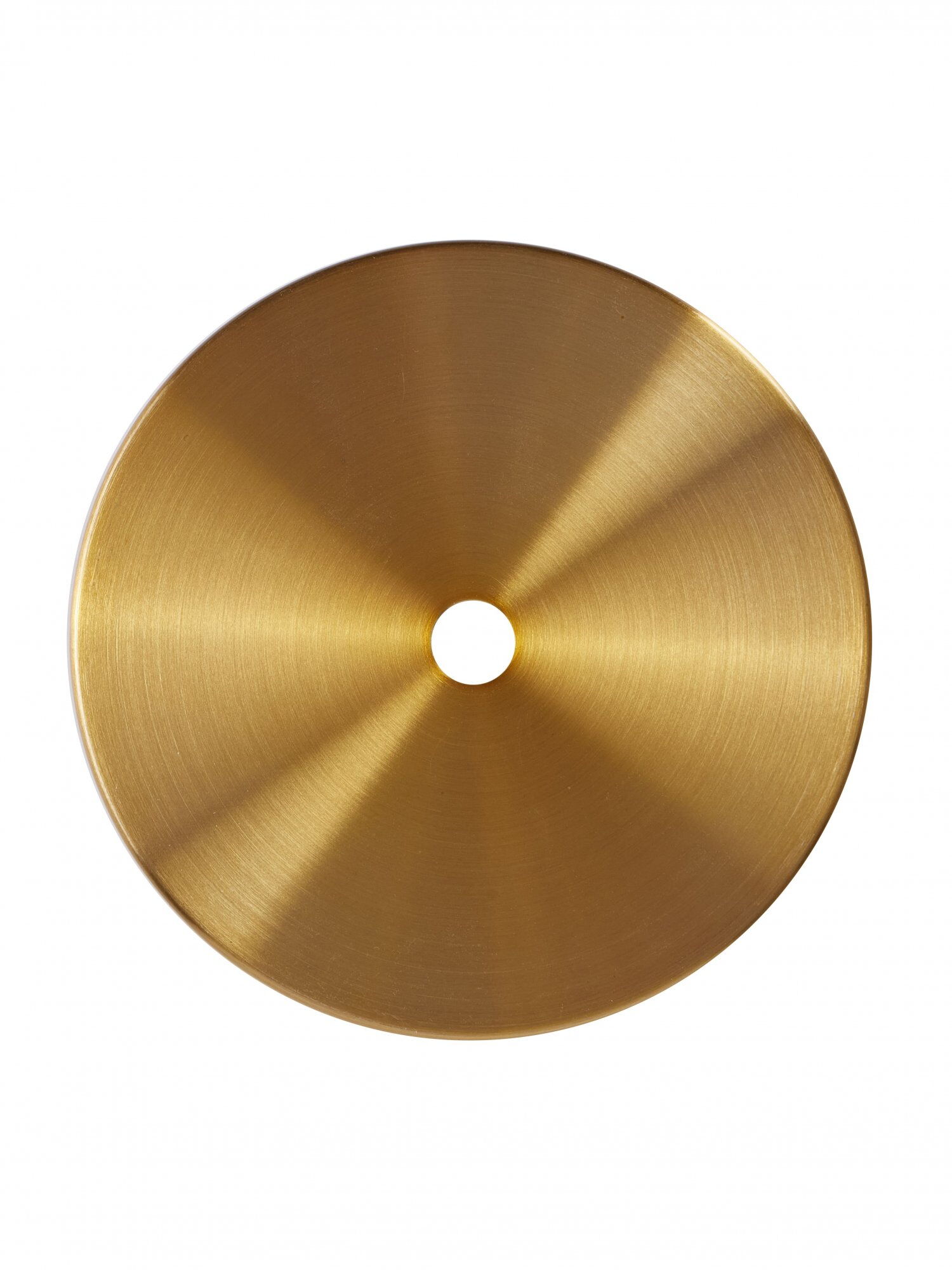 Корпус для часового механизма стальной D100 мм., золотой